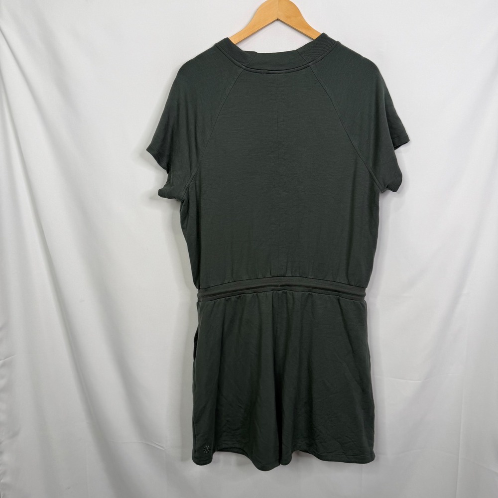 Athleta Tall Balance Romper Bali Green Size L - Picture 6 of 9
